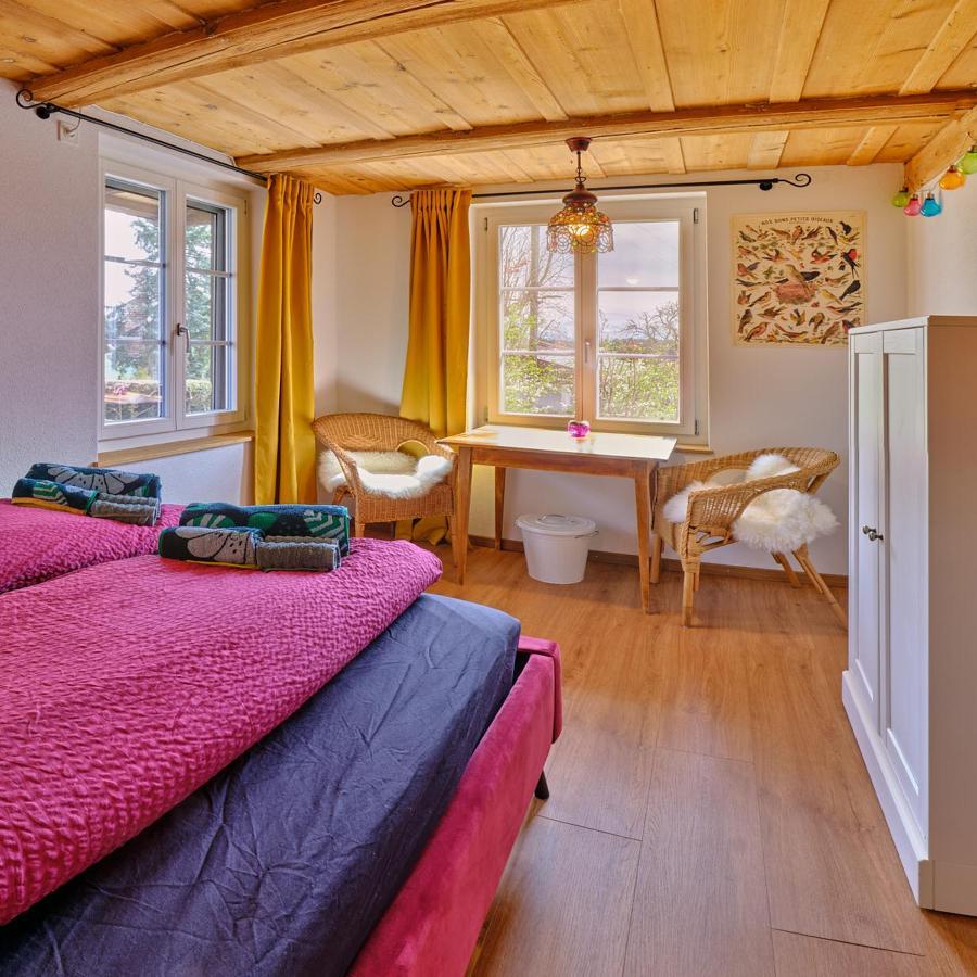 Gruppenunterkunft Mit Billardtisch Und Lamatrekking Meikirch Exteriér fotografie